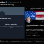 Elon Musk le regresa la cuenta ofocial a Donald Trump